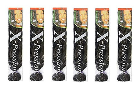 X-pression Ultra Braid Pack of 6#2