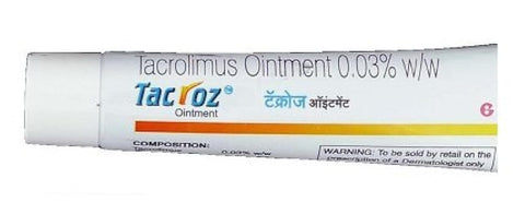 Tacroz 0.03% Ointment (20 gm), from Life Line Medicos