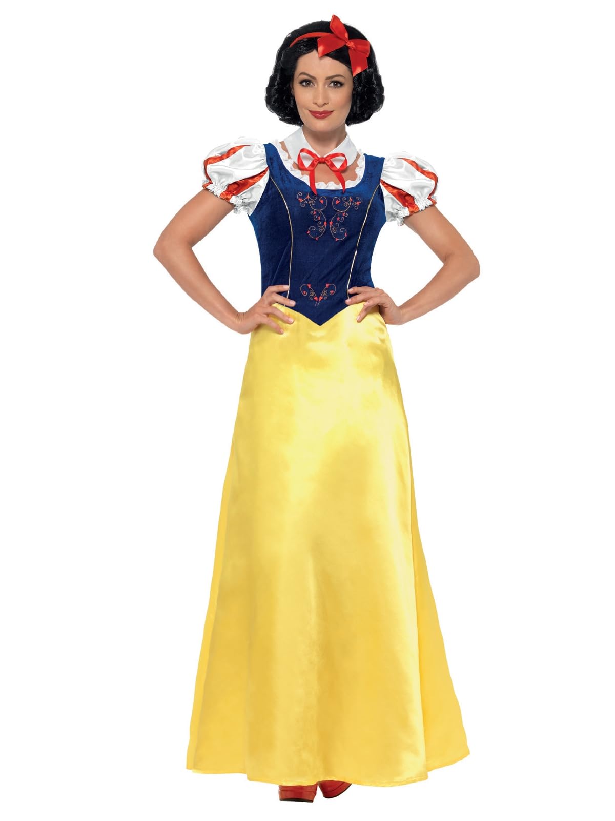 Smiffys Princess Snow Costume, Yellow, XS - UK Size 04-06