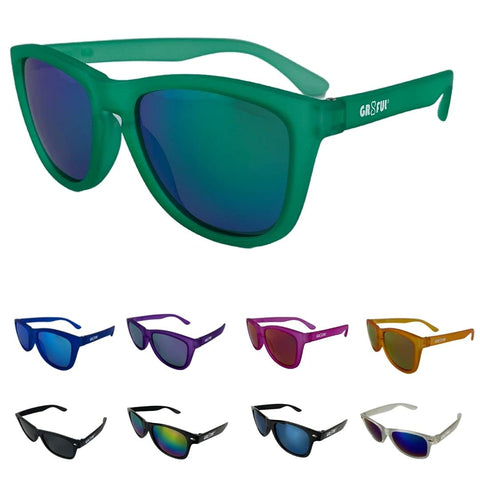 gr8fulÃƒÆ’Ã†â€™ÃƒÂ¢Ã¢â€šÂ¬Ã…Â¡ÃƒÆ’Ã¢â‚¬Å¡Ãƒâ€šÃ‚Â® Sunglasses for Men & Women | Ladies & Mens Shades | Retro Sun Glasses for Outdoors, Hiking, Walking, Golf, Fishing, Cycling, Running | UV Protection Polarized (Green Frame, Green Mirror Lens)