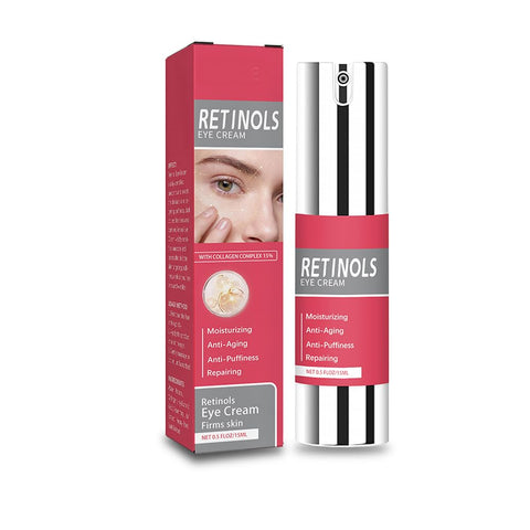 Eye Cream, Retinol Eye Cream for Dark Circles Puffiness, Anti-Wrinkle, Anti-Aging Eye Cream Eye Cream, Line Smoothing Skin Care, Brighten and Smooth Lines and Wrinkles