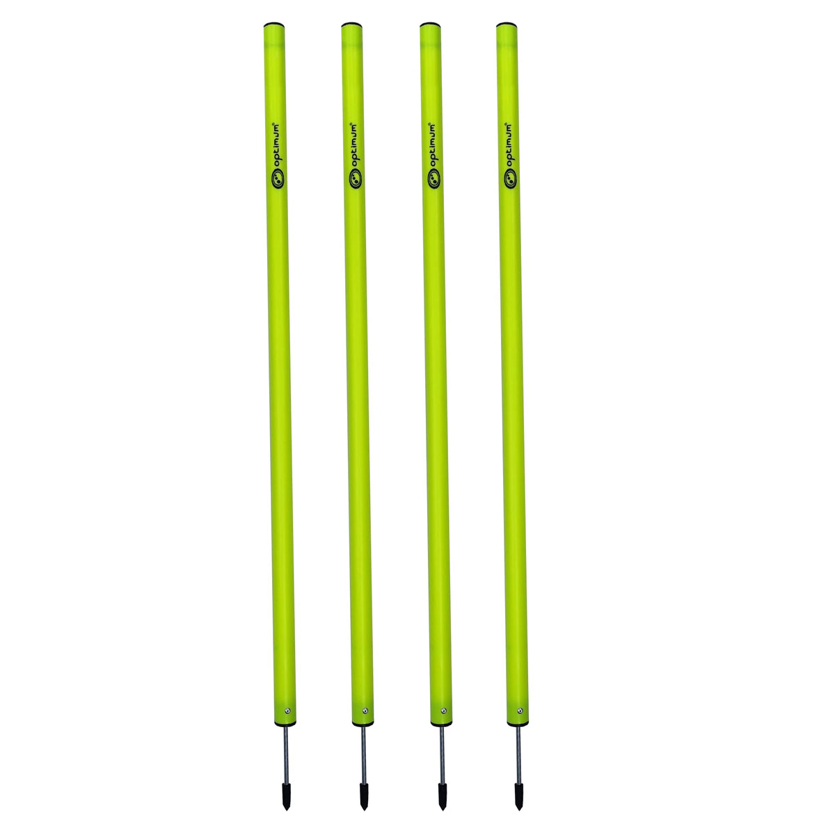 Optimum Corner Flag Poles. Ideal For Football, Rugby And Hockey Pitches, Strong And Portable - Set Of 4