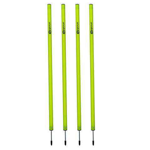 Optimum Corner Flag Poles. Ideal For Football, Rugby And Hockey Pitches, Strong And Portable - Set Of 4