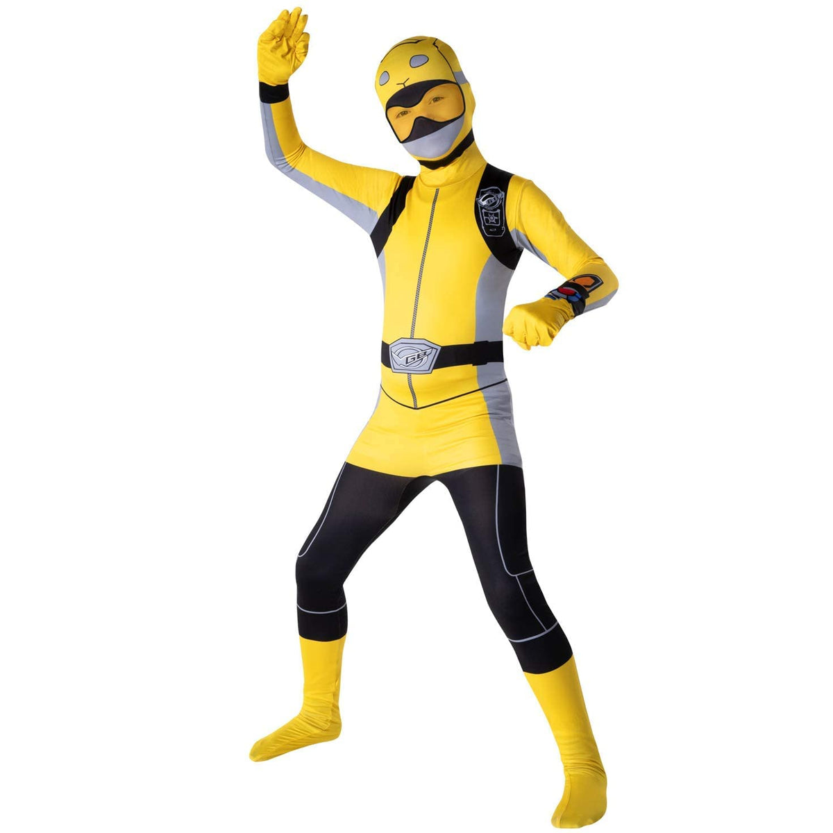 Morphsuits Kids Yellow Power Ranger Costume, Yellow Power Ranger Costume Kids, Power Rangers Costume Kids, Power Ranger Suit M