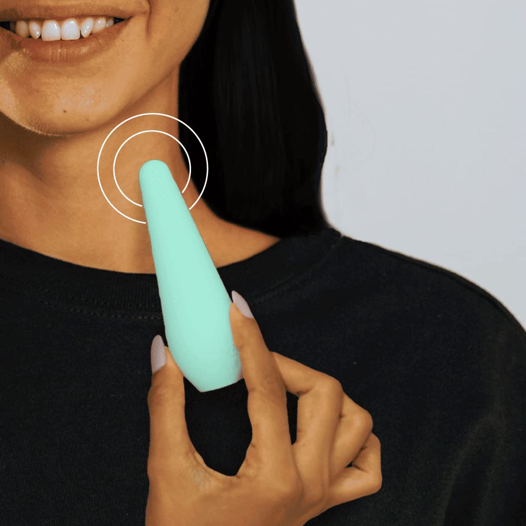MYMUSE Pulse Personal Hand-Held Massager for Him & Her - Arctic Frost