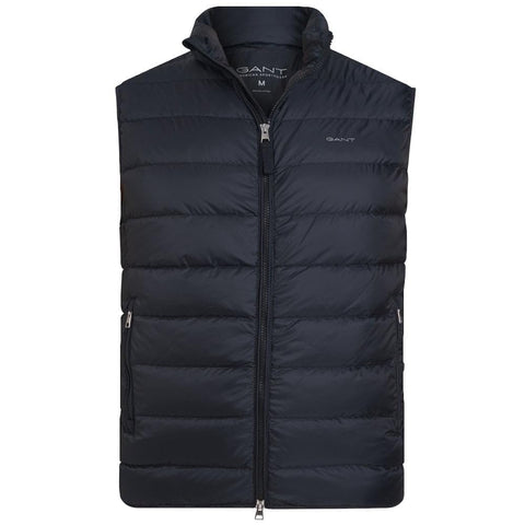 GANT Men's Light Down Vest, Black, 3XL