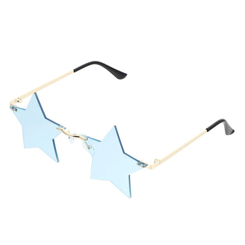 TOYANDONA Star-shaped sunglasses funny lenses UV protection glasses novelty sunglasses photobooth props glasses fashion for women men