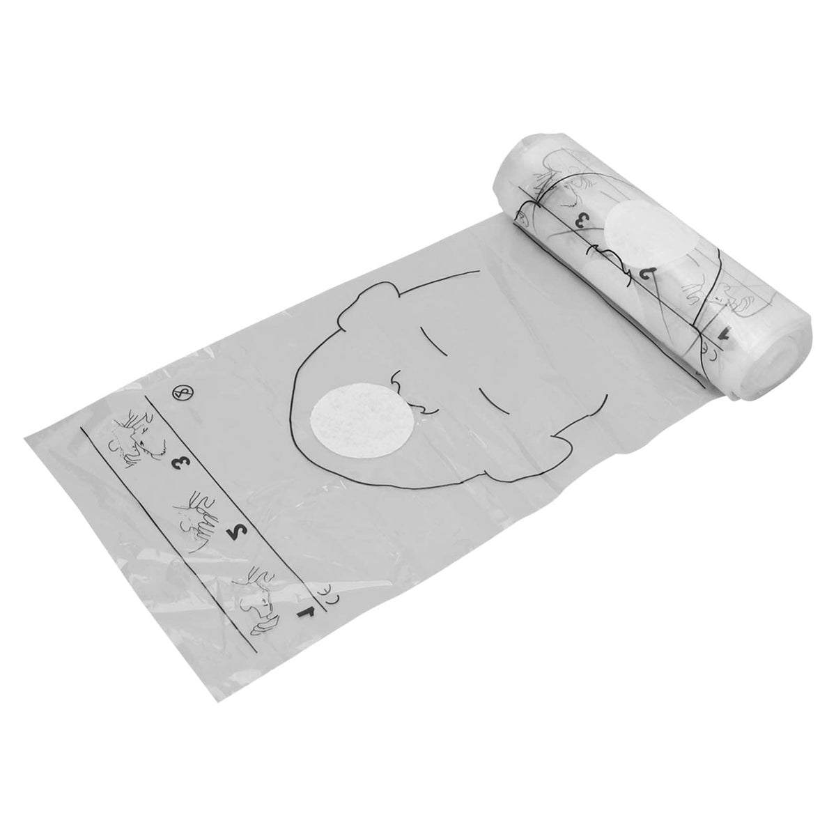 Cpr Face Shields, Resuscitation Face Shield, Cardiopulmonary Resuscitation Barrier Cardiac Resuscitation Face Shield Prevent Bodily Fluids for Adults for Emergency Use