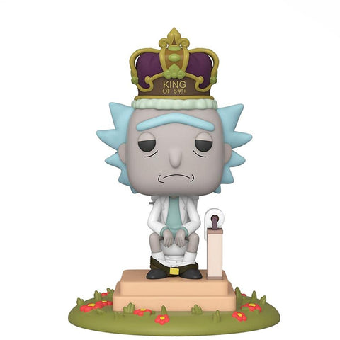 Funko Pop! Deluxe: Rick and Morty - King of $#!+ with Sound, Multicolour
