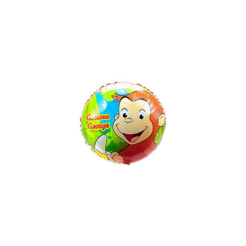 Unique Curios George Foil Balloon - 18", Round, 1 Pc