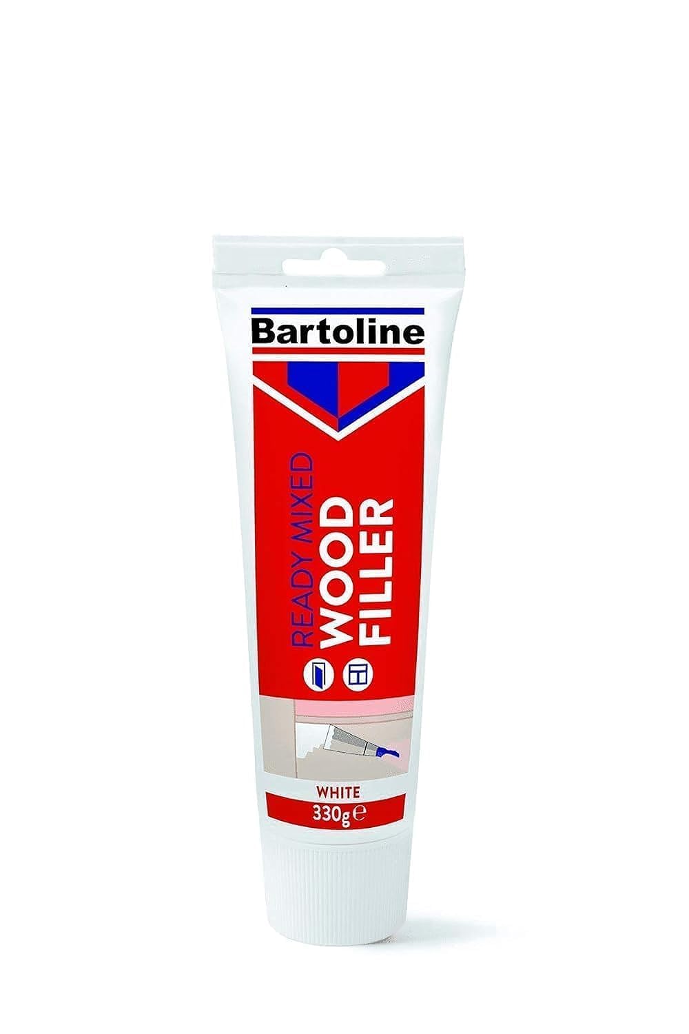 Bartoline Ready Mixed Wood Filler 330g Tube White