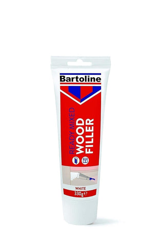 Bartoline Ready Mixed Wood Filler 330g Tube White
