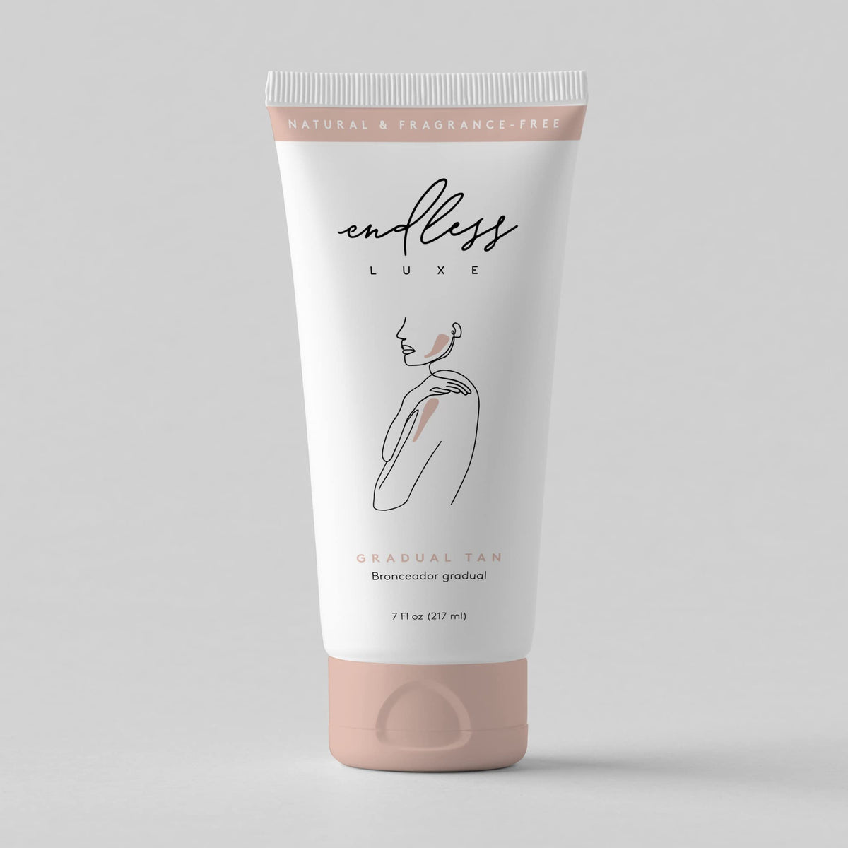 Endless Luxe Daily Gradual Tan Sunless Tanner with Aloe Vera, Coconut Oil & Vitamin E, Sunless Tanning Lotion Self Tanner Moisturizer for All Skin Tones, Face & Body Natural Self Tanner Lotion (7oz)