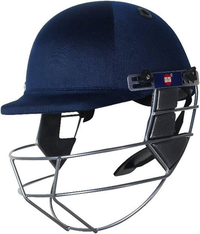 SS Cricket Royal Premium Grade Helmet - Men's Large Size, (Navy Blue Color)