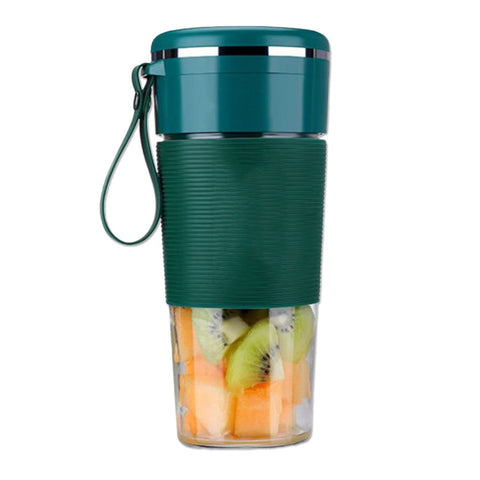 Maizoon Portable Blender Personal Size Juicer Cup Shakes and Smoothies Travel Mini Mixer with 1200mah USB Rechargeable 3d 6 Blades Handheld Use in Sports Gym Outdoors 300ml/10oz Green