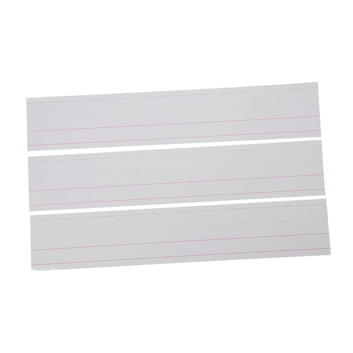 50pcs Word Card Sentence Strip Letter Sticker Color Stickers Alphabet Stickers School Accessories Letter Cards Strips Sentence Strips for School Teaching Aids Blank Paper