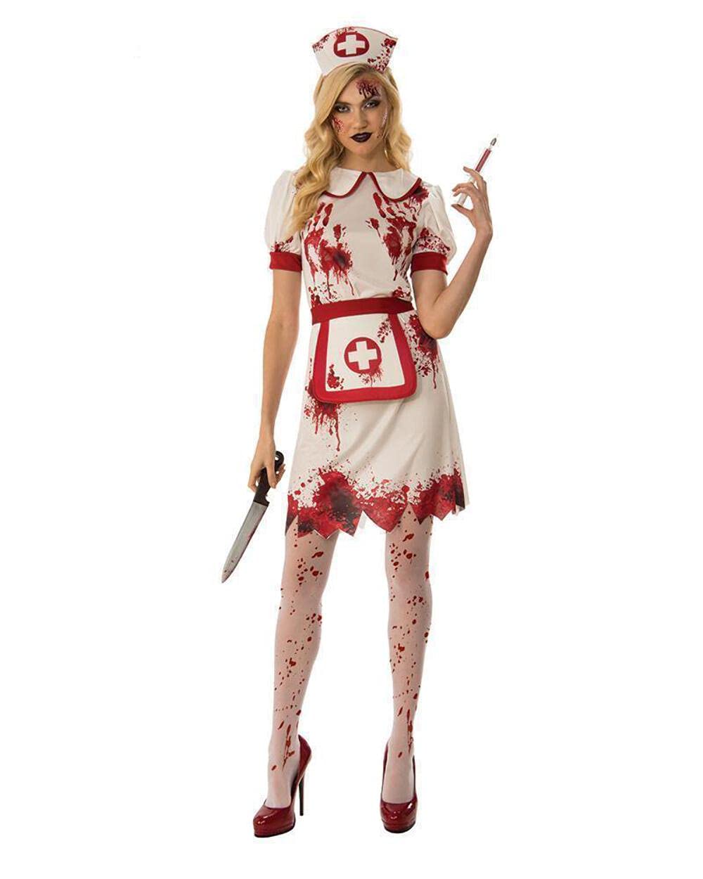 Rubie's Women's Bloody Nurse Fancy Dress Costume Small