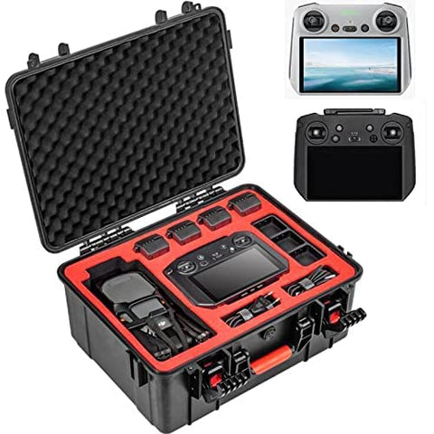 Coyktonty Waterproof Hard Case/Carrying Case for DJI Mavic 3 Pro Drone,DJI RC/RC Pro Transmitter Storage Case, Mavic 3 Pro Accessories (Compatible with DJI RC/RC Pro Transmitter)
