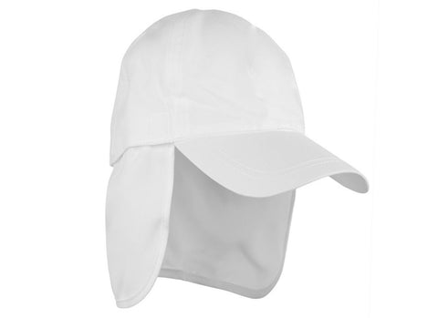 Morefaz Junior Legionnaire Style Baseball Cap Boy Girl Children Summer Sun Hat Protection Child Kids Hat Sport MFAZ Ltd (White)