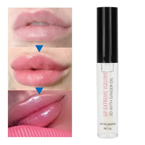 Lip Plumper, Lip Care Serum for Reduce Fine Lines Fuller Lip Mask Beautiful Gloss Moisturizing Lip Plumping Balm Serum Lip Plumping Treatments Hydrating Plump Gloss