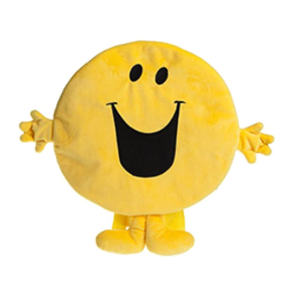 Official Mr. Men Character Mr. Happy Plush Novelty Backpack