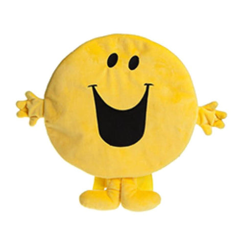 Official Mr. Men Character Mr. Happy Plush Novelty Backpack