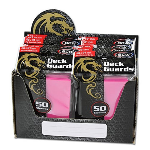 1000 Premium Pink Double Matte Deck Guard Sleeves