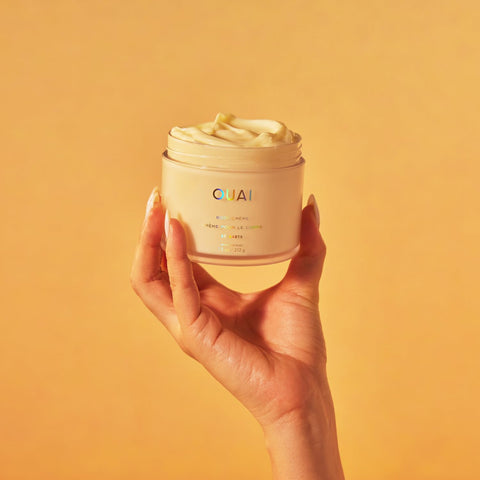 OUAI Body Cream, St. Barts - Hydrating Whipped Body Cream with CupuaÃƒÆ’Ã†â€™Ãƒâ€ Ã¢â‚¬â„¢ÃƒÆ’Ã¢â‚¬Å¡Ãƒâ€šÃ‚Â§u Butter, Coconut Oil and Squalane - Softens Skin and Delivers Healthy-Looking Glow - Sulfate-Free Skin Care - 7.5 Oz