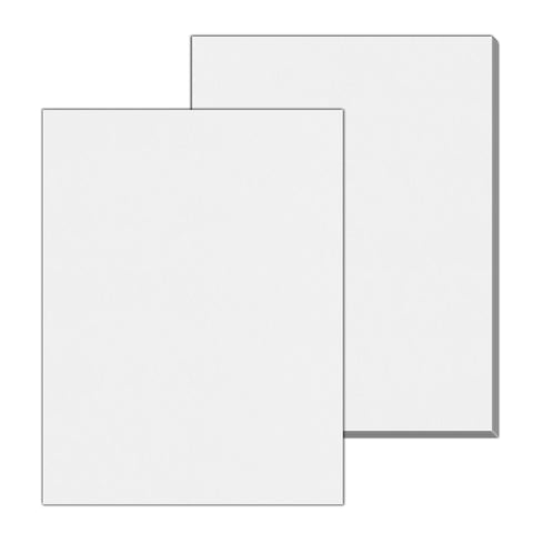 20 Sheets, 130 lb (350 gsm) - Thick Heavy White Cardstock, Heavyweight Cardboard Paper - 8.5 x 11 inches