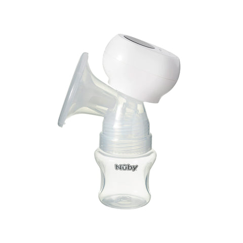Nuby Wireless Breast Pump - Compact Design | Touchscreen Controls | Rechargeable Battery | Stimulation & Expression
