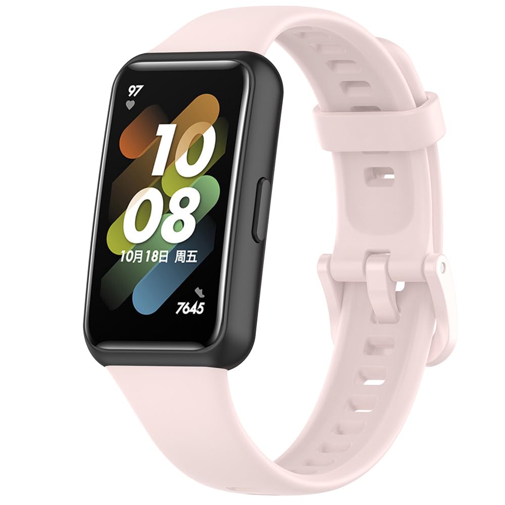 Watch Strap for Huawei Band 7, Silicone Sport Replacement Bracelet Band for Huawei Band 7