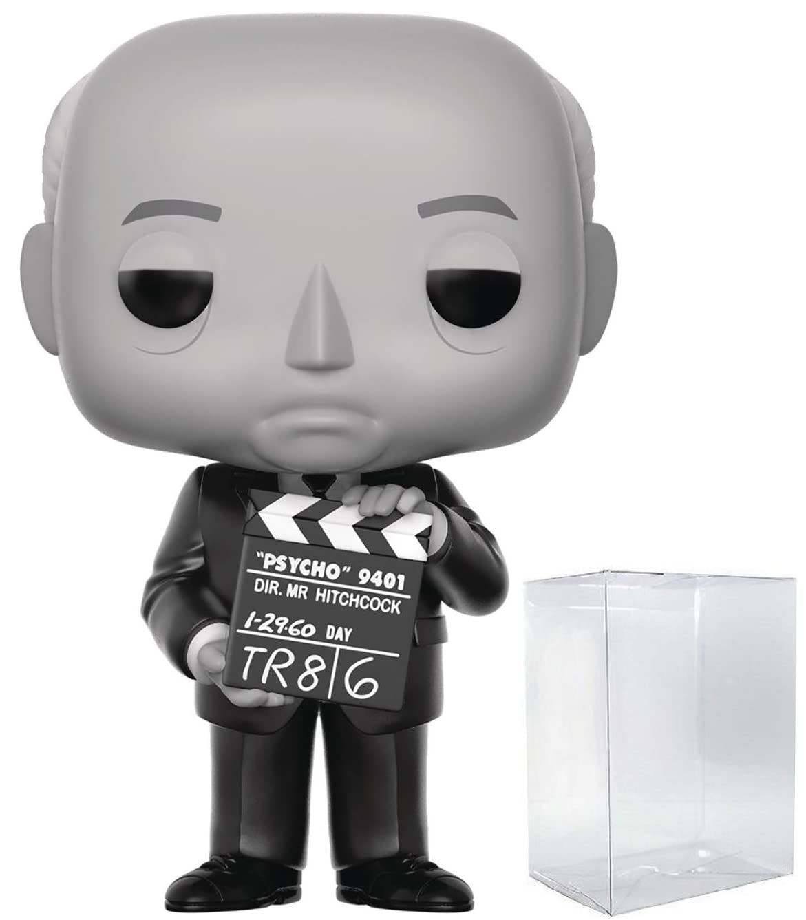 POP Directors: Alfred Hitchcock Funko Pop! Vinyl Figure (Bundled with Compatible Pop Box Protector Case) Multicolor 3.75 inches