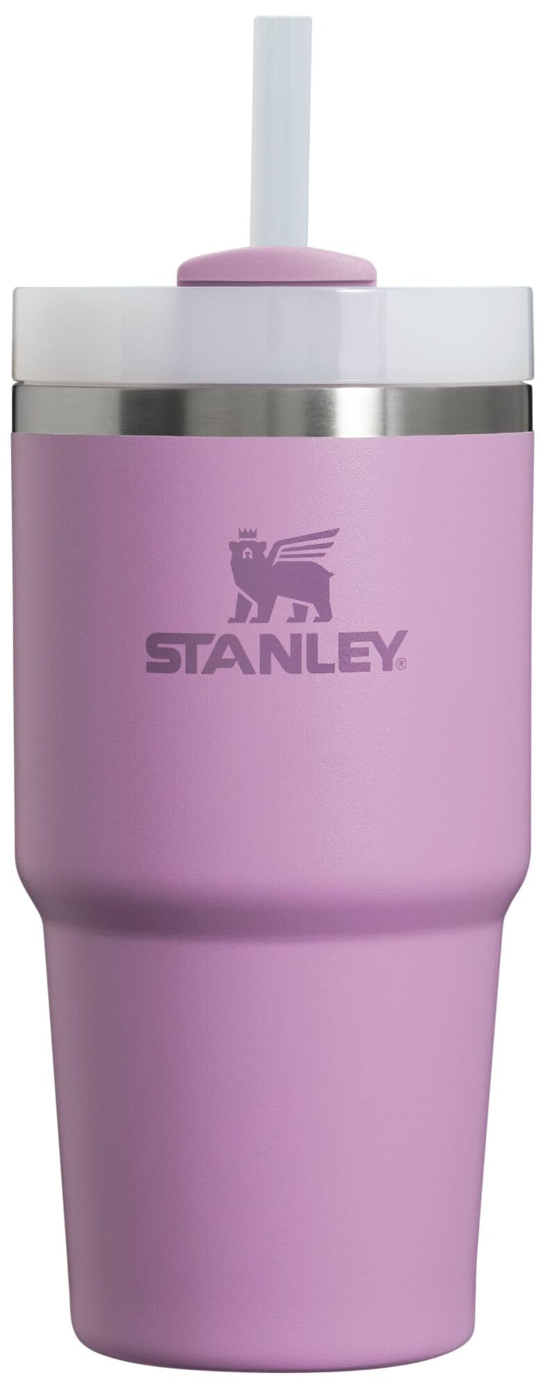 STANLEY Quencher H2.0 FlowState Stainless Steel Vacuum Insulated Tumbler with Lid and Straw for Water, Iced Tea or Coffee, Smoothie and More, Lilac, 20oz