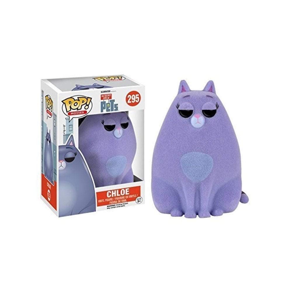 Funko POP Movies: Secret Life of Pets Action Figure - Flocked Chloe (Amazon Exclusive)