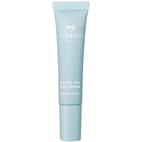 My Olivanna Green Tea Eye Cream | Eye Bags Remover | Dark Circles & Puffy Eyes Treatment With Antioxidant Properties | Hydrating Under Eye Care | Repair & Moisturise For Teens | Vegan Friendly Formula