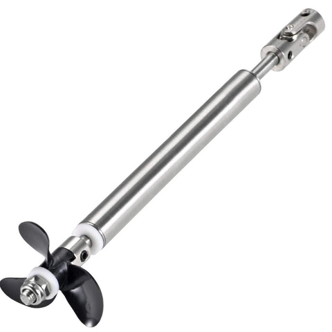 uxcell 4mm Drive Shaft, L130mm Shaft, L80mm Sleeve, D36mm Propeller, Fit for 5mm Motor Shaft