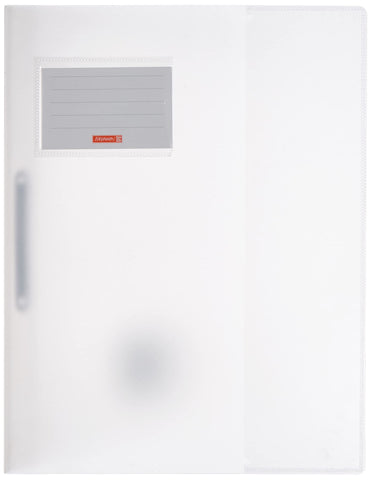 Brunnen Fact! Polypropylene Folder A4 24 x 34 cm Translucent Coloured singolo Bianco