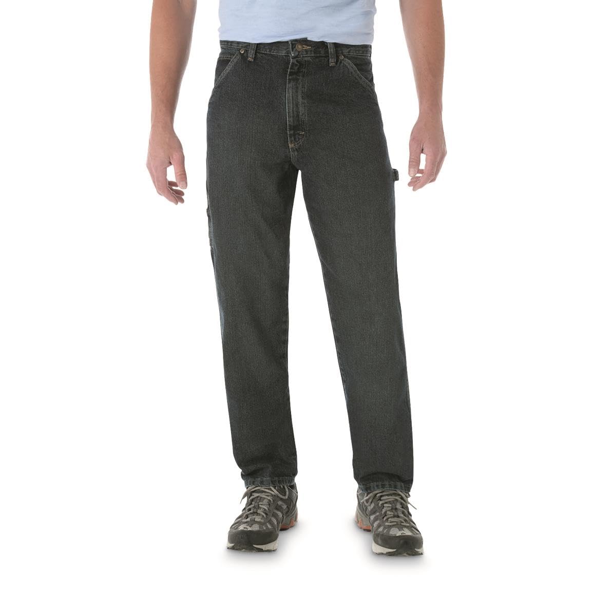 Wrangler mens Carpenter jeans, Dark Quartz, 33W x 30L US