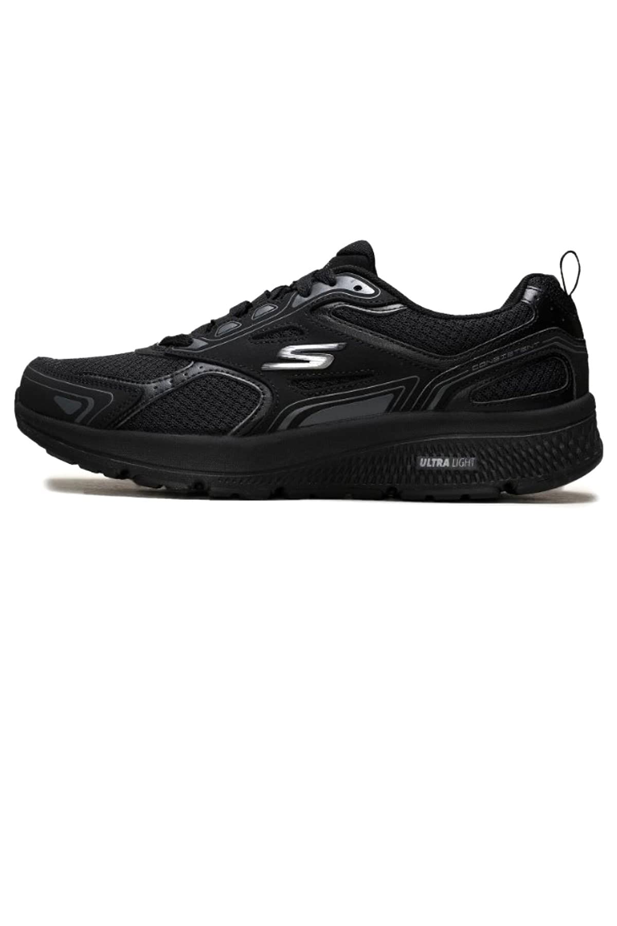 Skechers mens Gorun Consistent - Athletic Workout Running Walking Shoe With Air Cooled Foam Sneaker, Black/Charcoal, 12 US