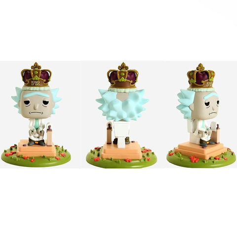 Funko Pop! Deluxe: Rick and Morty - King of $#!+ with Sound, Multicolour