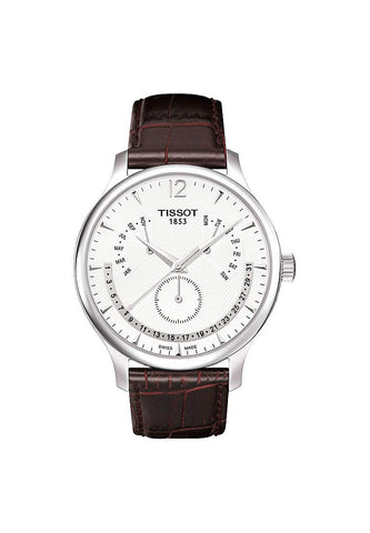 TISSOT - TISSOT Tradition Perpetual Calendar - T0636371603700 - T0636371603700, silver, strip