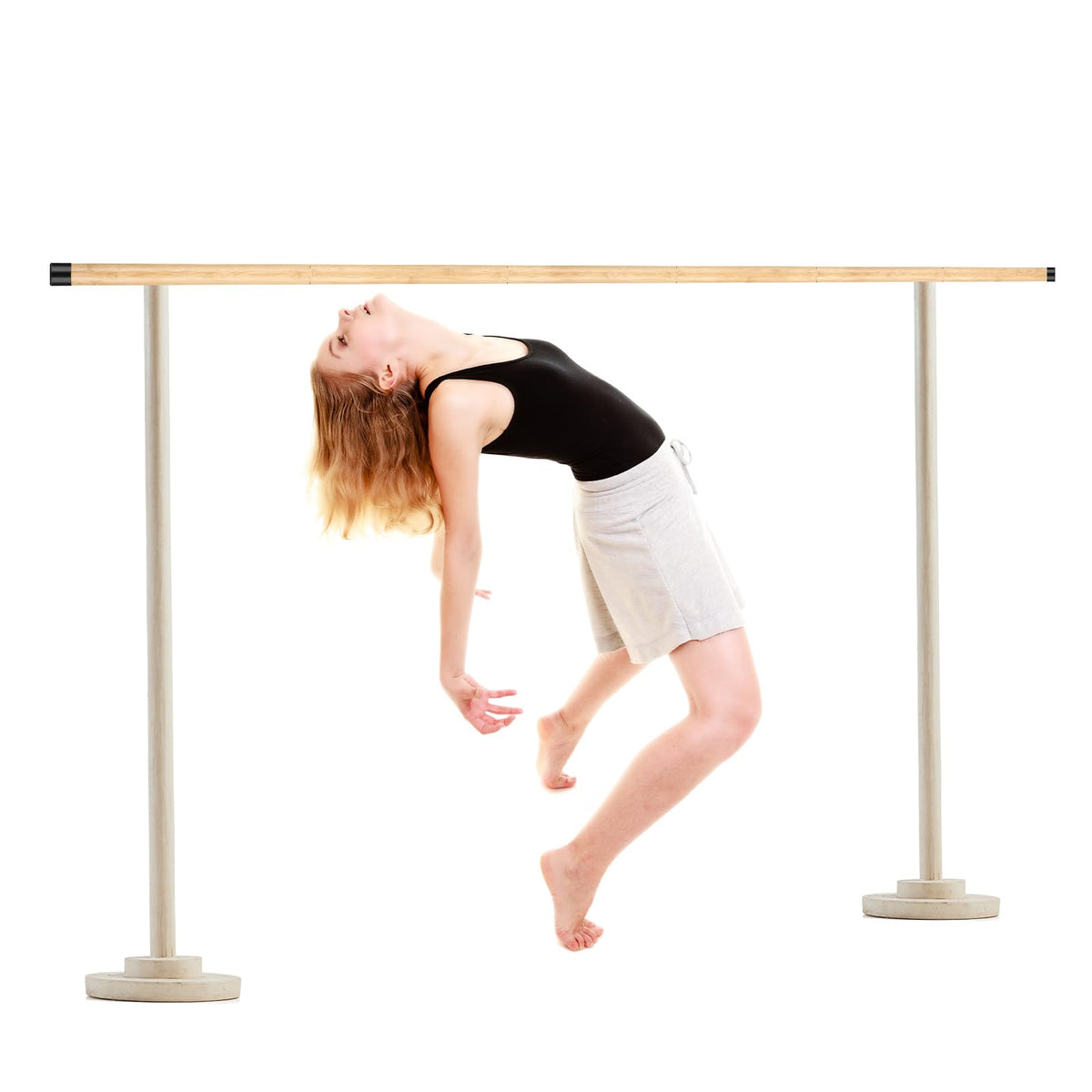 Wenqik 6 Feet Long Bamboo Limbo Stick Set Limbo Game for Kids Adults Detachable Bamboo Poles for Luau Party Games Celebrations Fun Indoor and Outdoor Tropical Game
