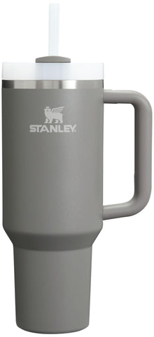 STANLEY Quencher H2.0 FlowState Stainless Steel Vacuum Insulated Tumbler with Lid and Straw for Water, Iced Tea or Coffee, Smoothie and More, Stone, 40oz