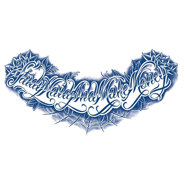 3 Pcs Herbal Juice Chest Sticker Large Picture Temporary Tattoo Sticker Lasts 15 Days Simulation Tattoo