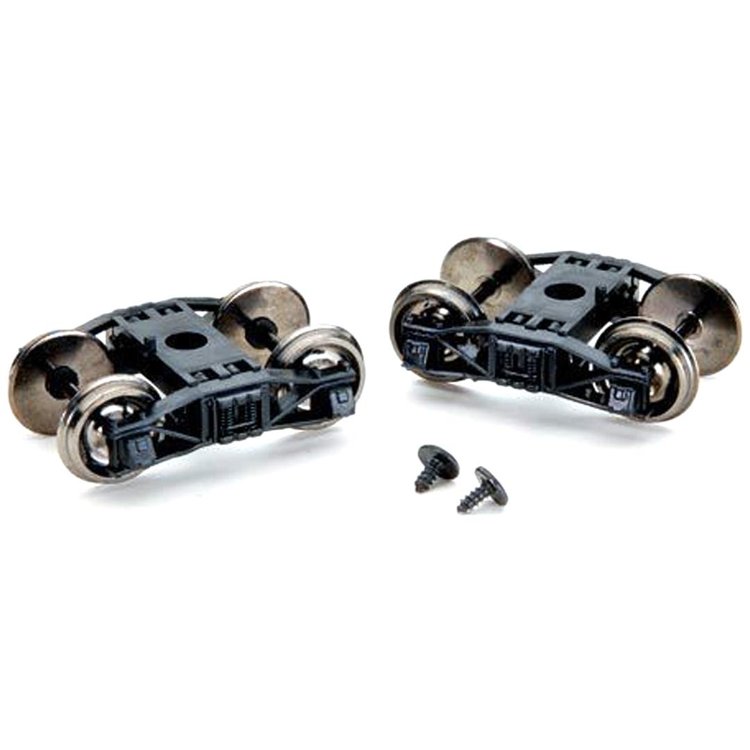 Bachmann Trains On30 Spectrum Arch Bar Trucks, Long Base (1pr)