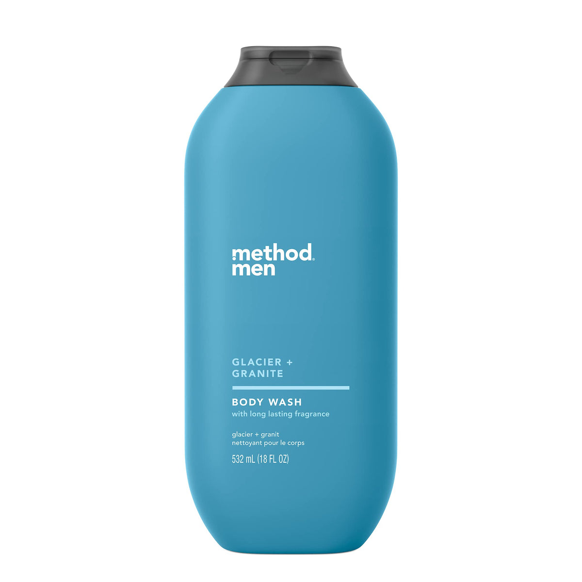 Method Men Body Wash, Glacier + Granite, Paraben and Phthalate Free, 18 fl oz (Pack of 1)