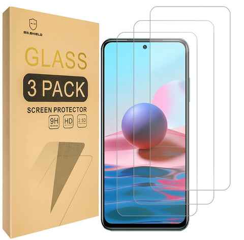 Mr.Shield Screen Protector compatible with Xiaomi Poco M5s [Tempered Glass] [3-PACK] [Japan Glass with 9H Hardness]