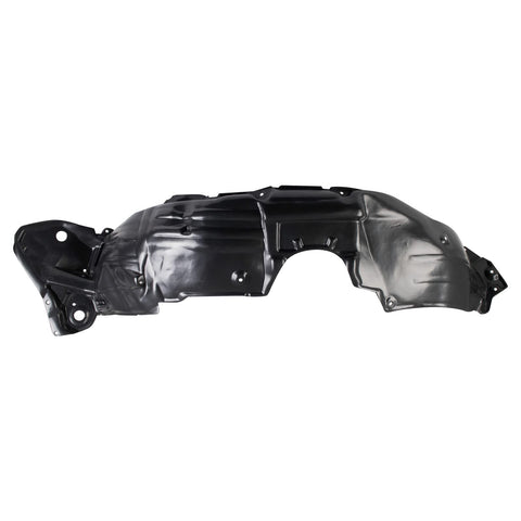 TRQ Front Right Inner Fender Liner Black Passenger Side Compatible with 2014-2019 Toyota Highlander TO1249194