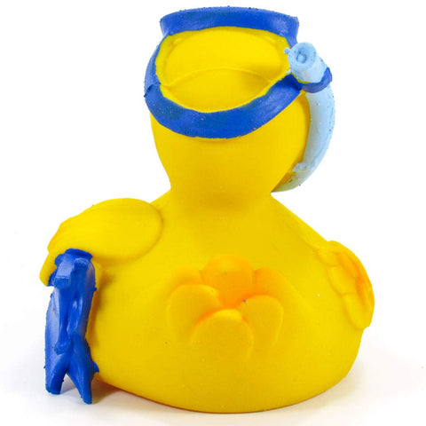 Lanco Snorkeling Rubber Duck Bath Toy | All Natural, Organic, Eco Friendly, Squeaker | Collectable | 3ÃƒÂ¢Ã¢â€šÂ¬Ã‚Â | Imported from Barcelona, Spain