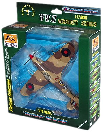 Easy Model 1:72 Scale Hurricane MkII/Trop 6 Sqn 1942 Egypt Model Kit